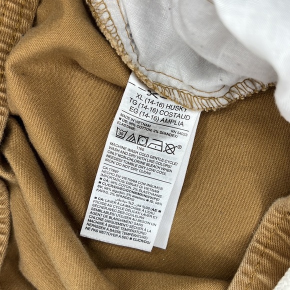 BOYS XL Husky Old Navy Relaxed Slim Built In Flex Pants - Picture 4 of 5